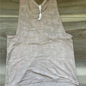 Lululemon Athletica Beige Tank Top